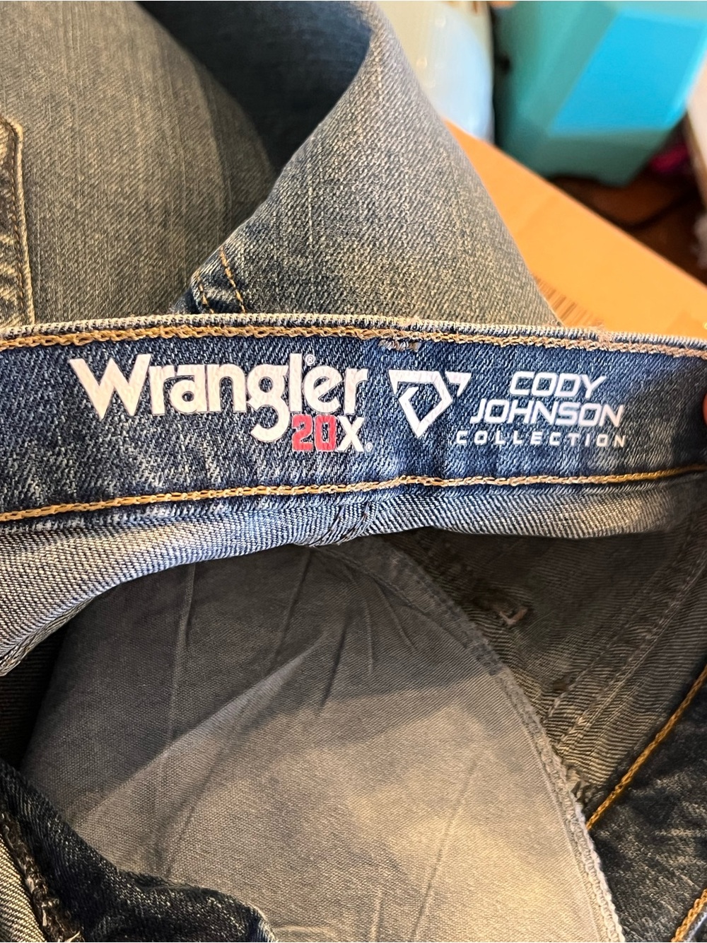Wrangler Cody Johnson Collection Men's Denim Jeans in Blue